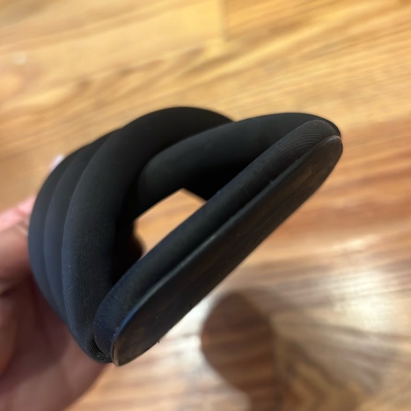 Zara Tufted Slides- Black matte satin size 37 - Picture 5 of 8